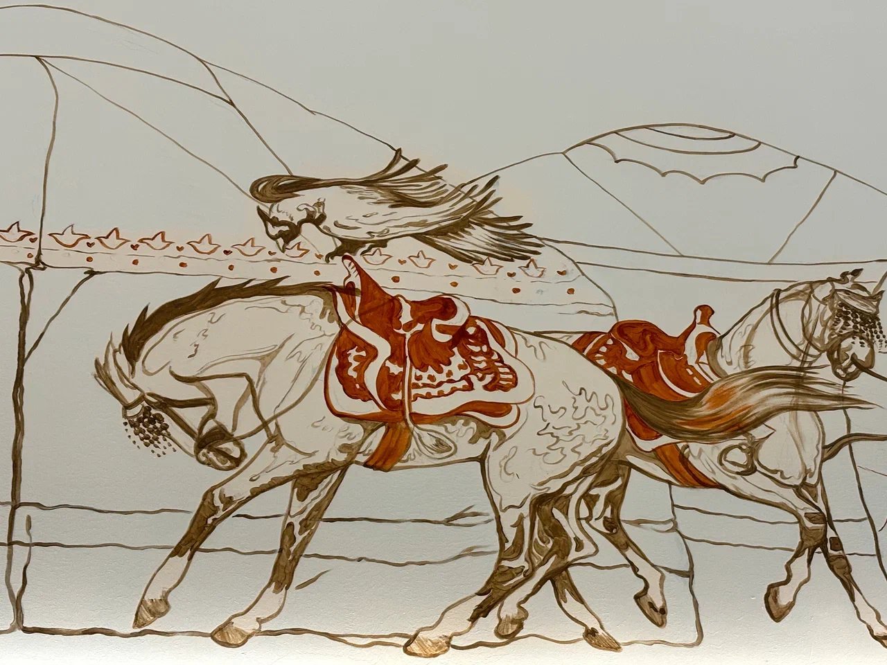 Авторская роспись интерьера